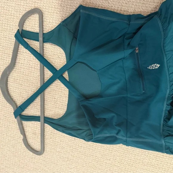 FP Movement Teal Athletic Jumpsuit Onesie - Picture 4 of 7